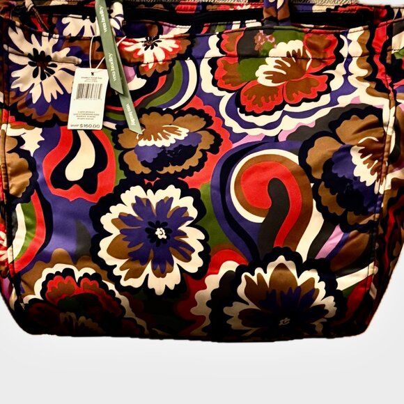 NEW Vera Bradley Featherweight Knollton Travel Tote Large.Nylon Weekend Carrier - Picture 3 of 8